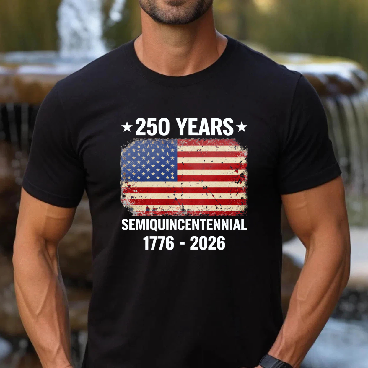 250 Years America Independence Day Semiquincentennial 1776 2026 Usa Flag Patriotic T Shirt