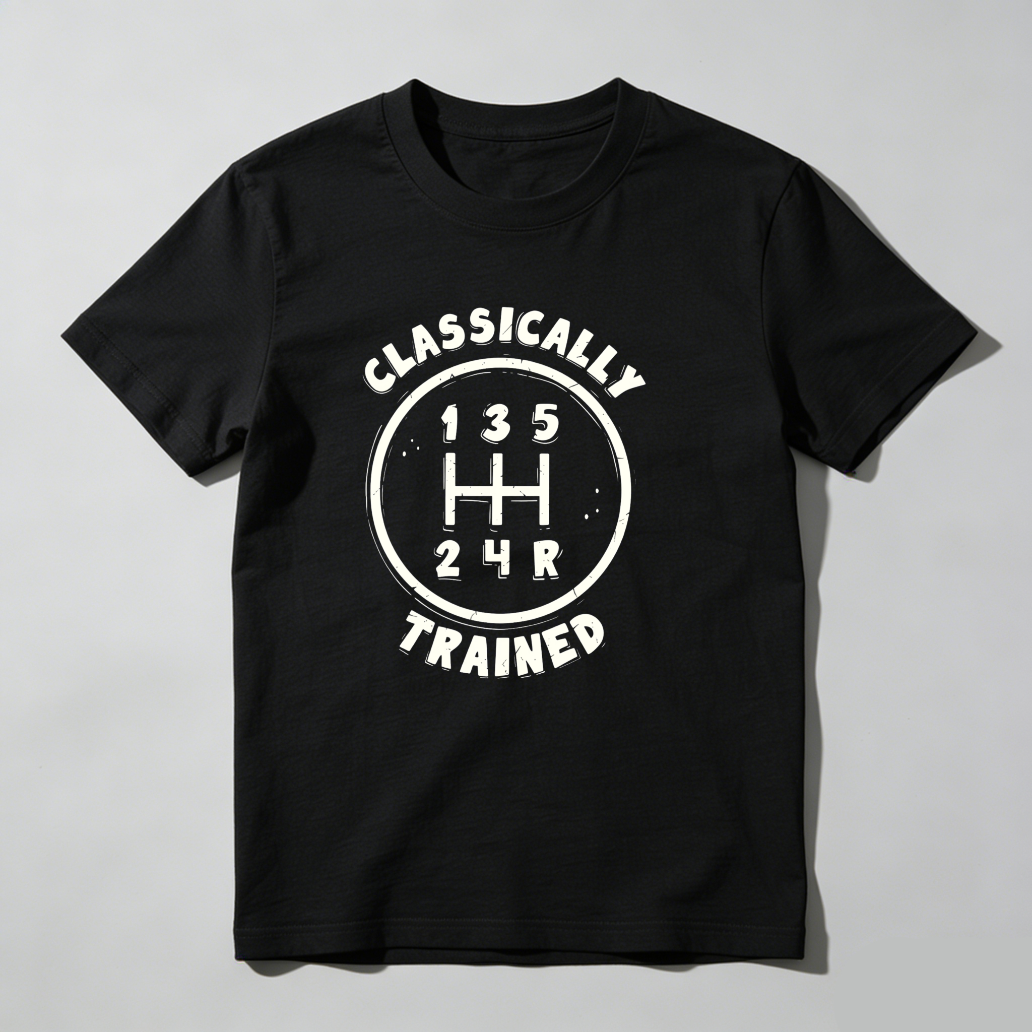 Dorawear™ Classically Trained Gear Shift Pattern T Shirt