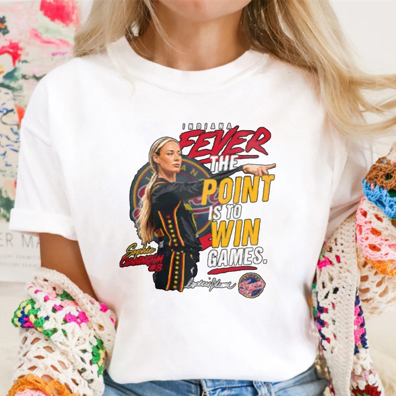 Indiana Fever The Point Is To Win Games Sophie Cunningham Unisex Classic T-shirt