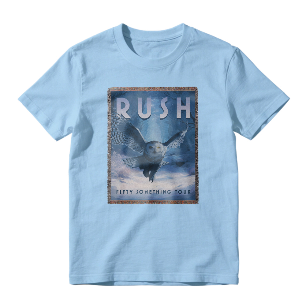 Rush Fifty Something Tour Owl Graphic T-shirt