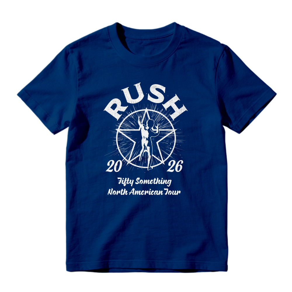 Rush 2026 Fifty Something North American Tour Star Man Graphic T-shirt