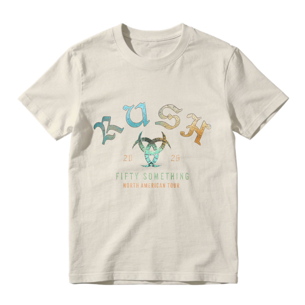 Rush Fifty Something North American Tour 2026 T-shirt