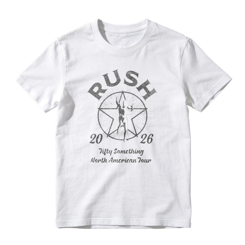 Rush 2026 Fifty Something North American Tour Star Man Graphic T-shirt