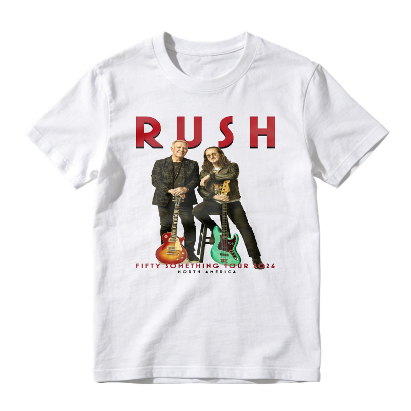 Rush Band Fifty Something Tour 2004 North America Graphic T-shirt