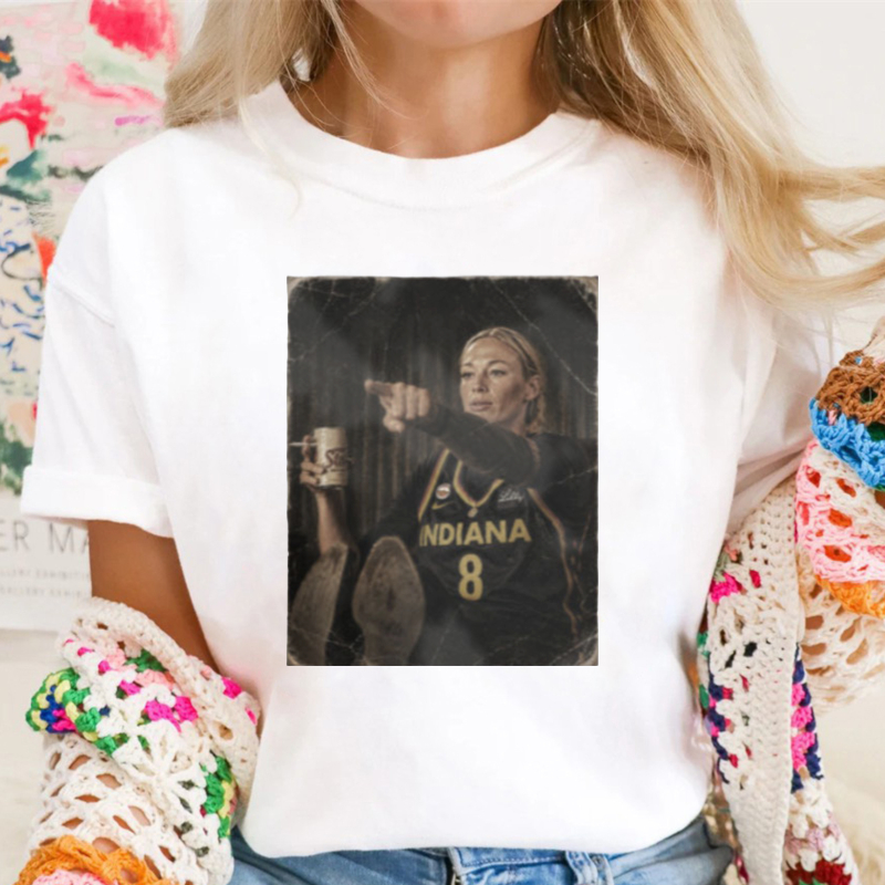 Indiana Basketball Player Pointing Action Art Unisex Classic T-shirt