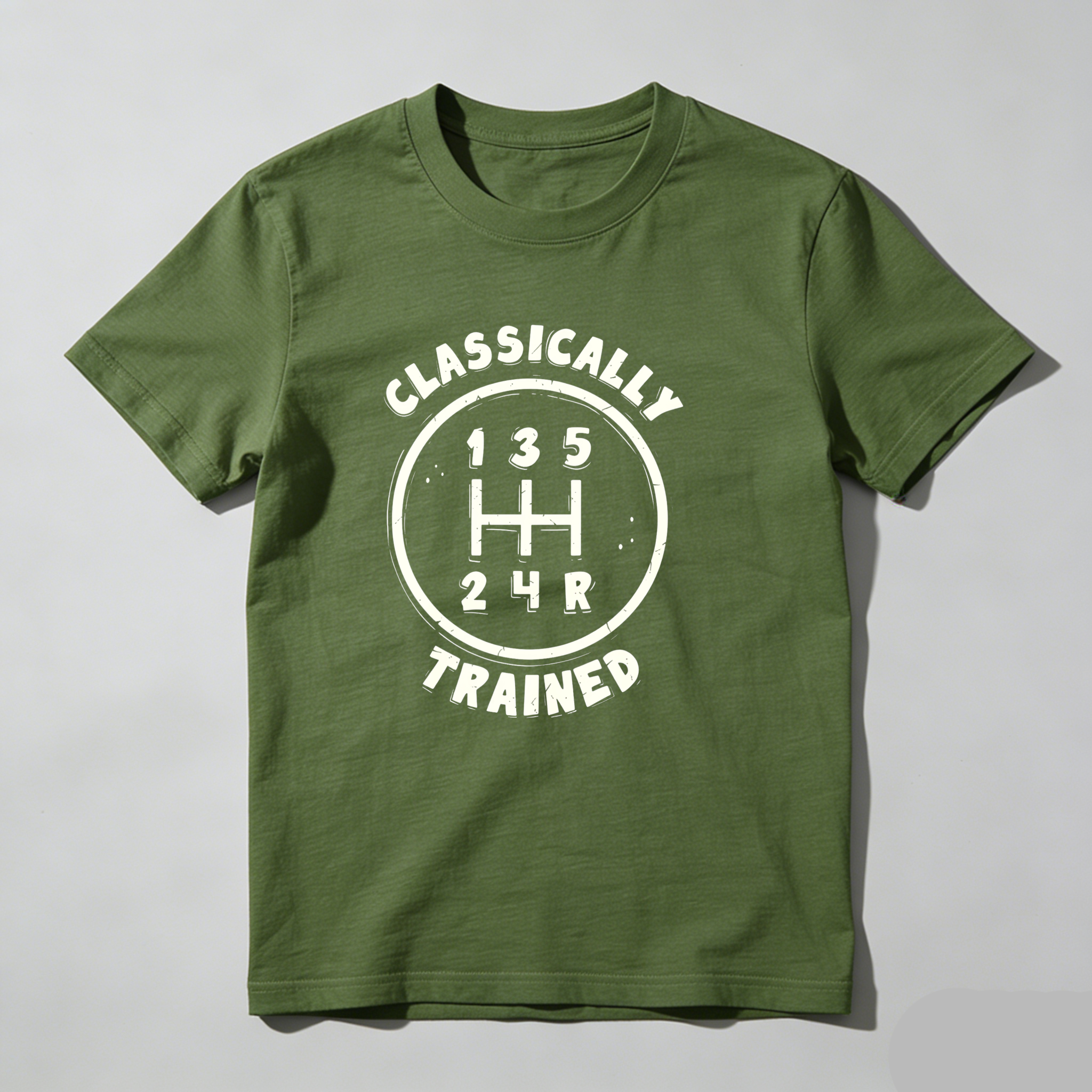 Dorawear™ Classically Trained Gear Shift Pattern T Shirt