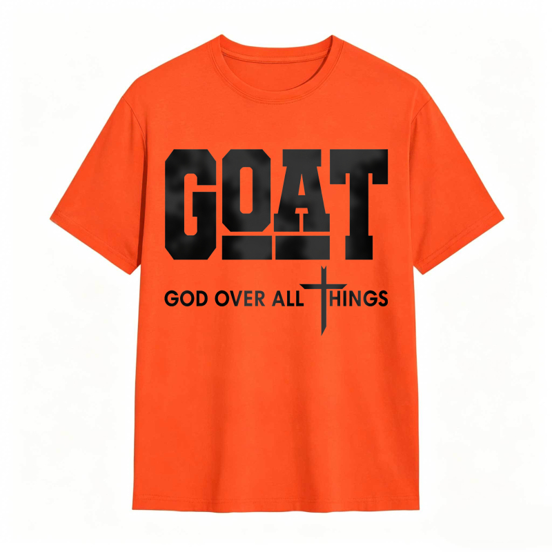 GOAT (“God Over All Things”) graphic T-shirt