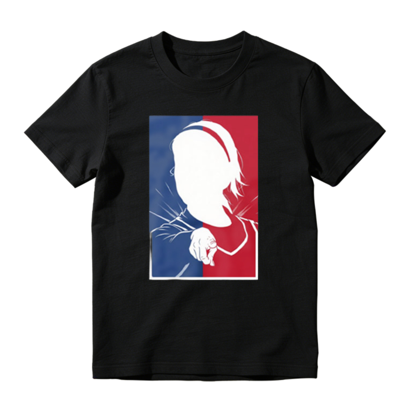 Anime Silhouette Graphic Art Unisex Classic T-shirt