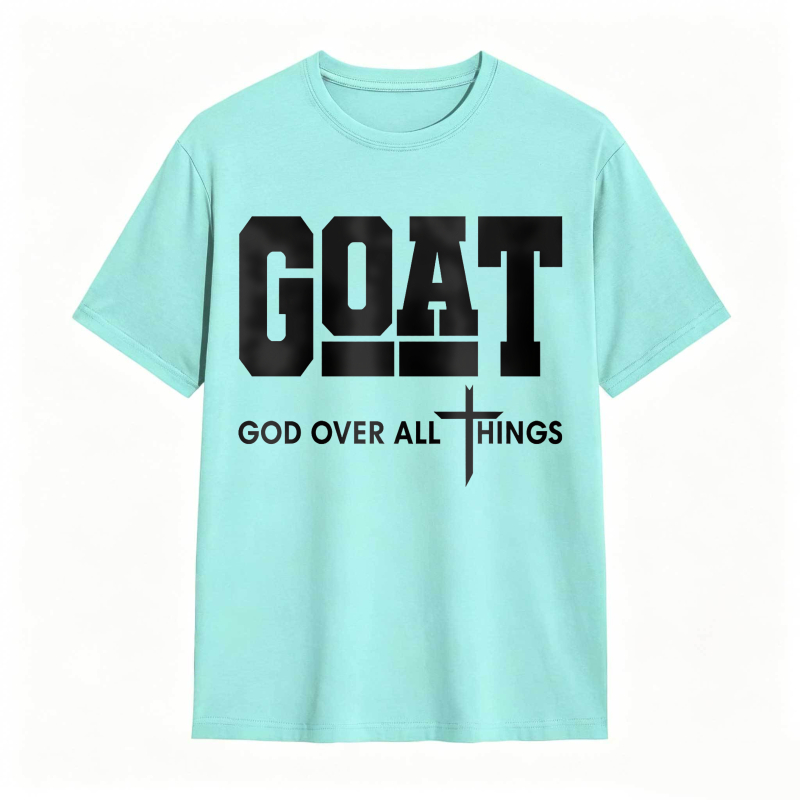 GOAT (“God Over All Things”) graphic T-shirt