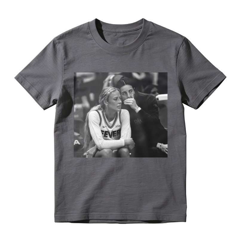 Basketball Players Sideline Moment Black And White Photo Unisex Classic T Shirt