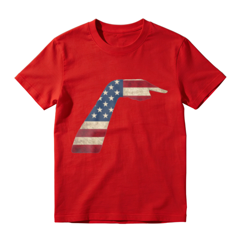 American Flag Hand Pointing Right Graphic Unisex Classic T-shirt