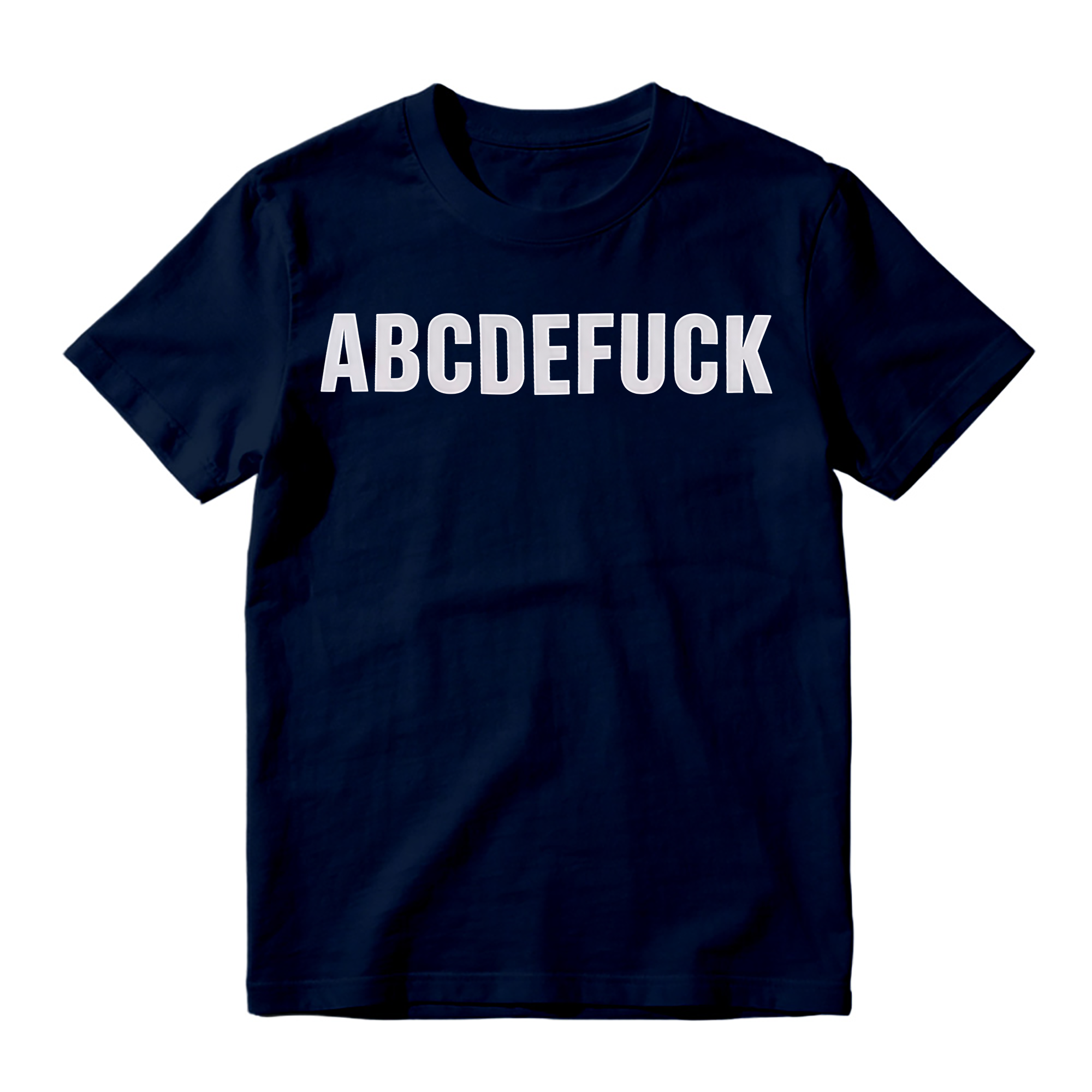 "ABCDEF*CK" Alphabet Pun Funny T-shirt