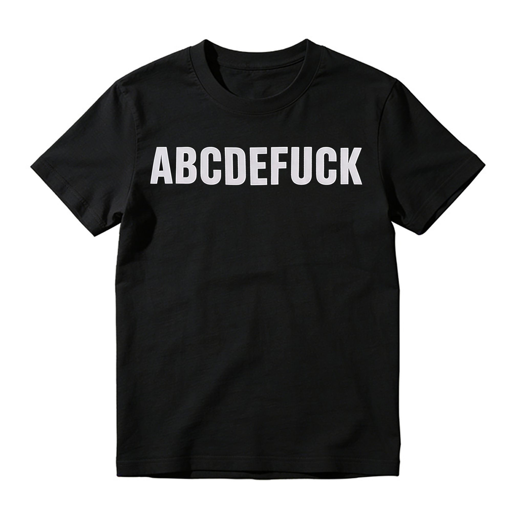 "ABCDEF*CK" Alphabet Pun Funny T-shirt