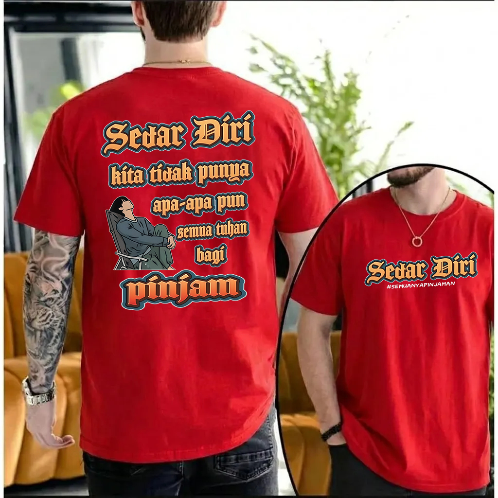 Sedar Diri Quote Graphic Tee