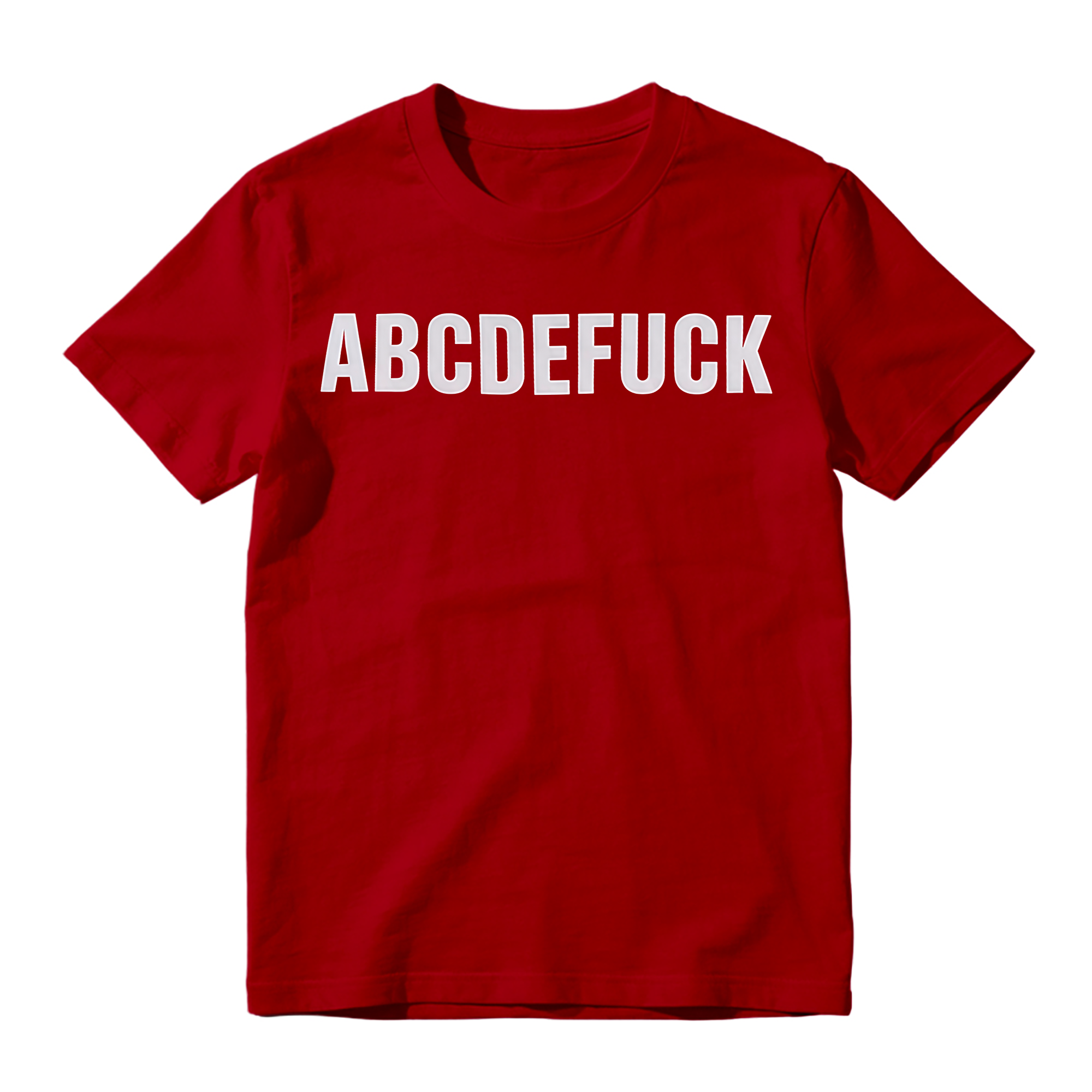 "ABCDEF*CK" Alphabet Pun Funny T-shirt