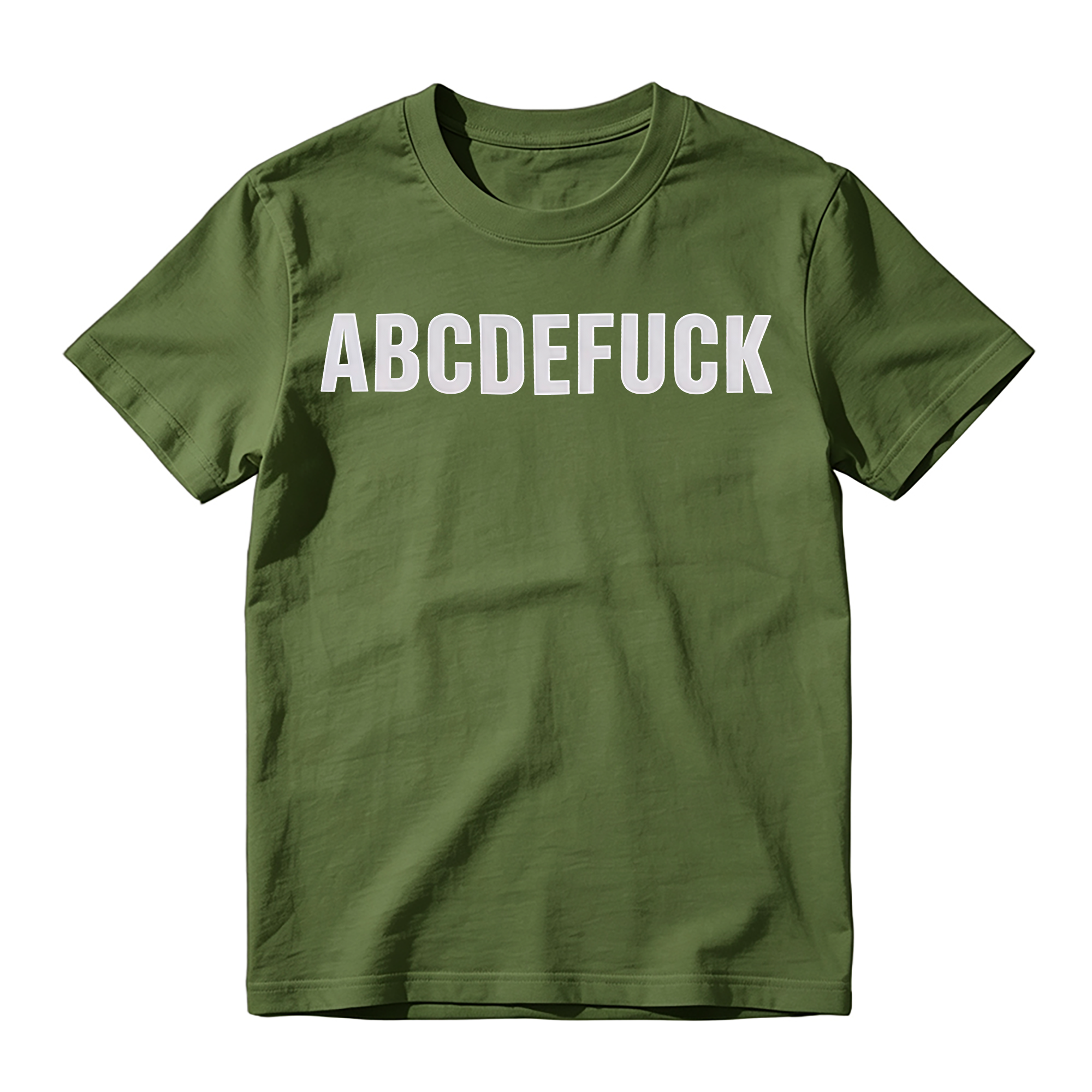 "ABCDEF*CK" Alphabet Pun Funny T-shirt