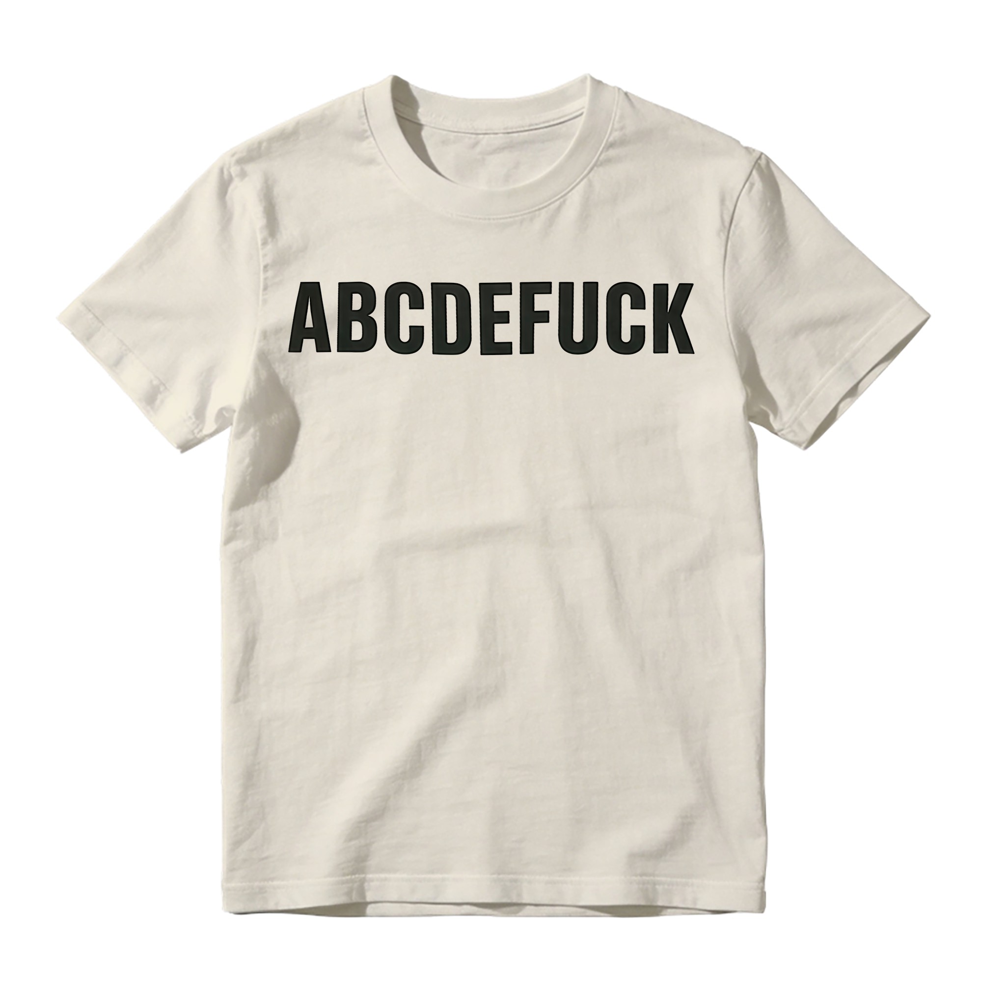 "ABCDEF*CK" Alphabet Pun Funny T-shirt
