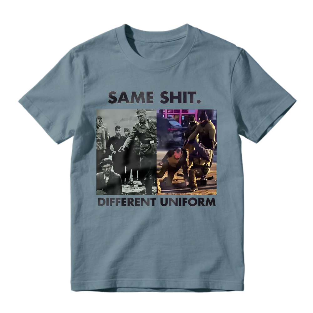 Same Shit Different Uniform Historical And Modern Soldiers Comparison Graphic Unisex Classic T-shirt