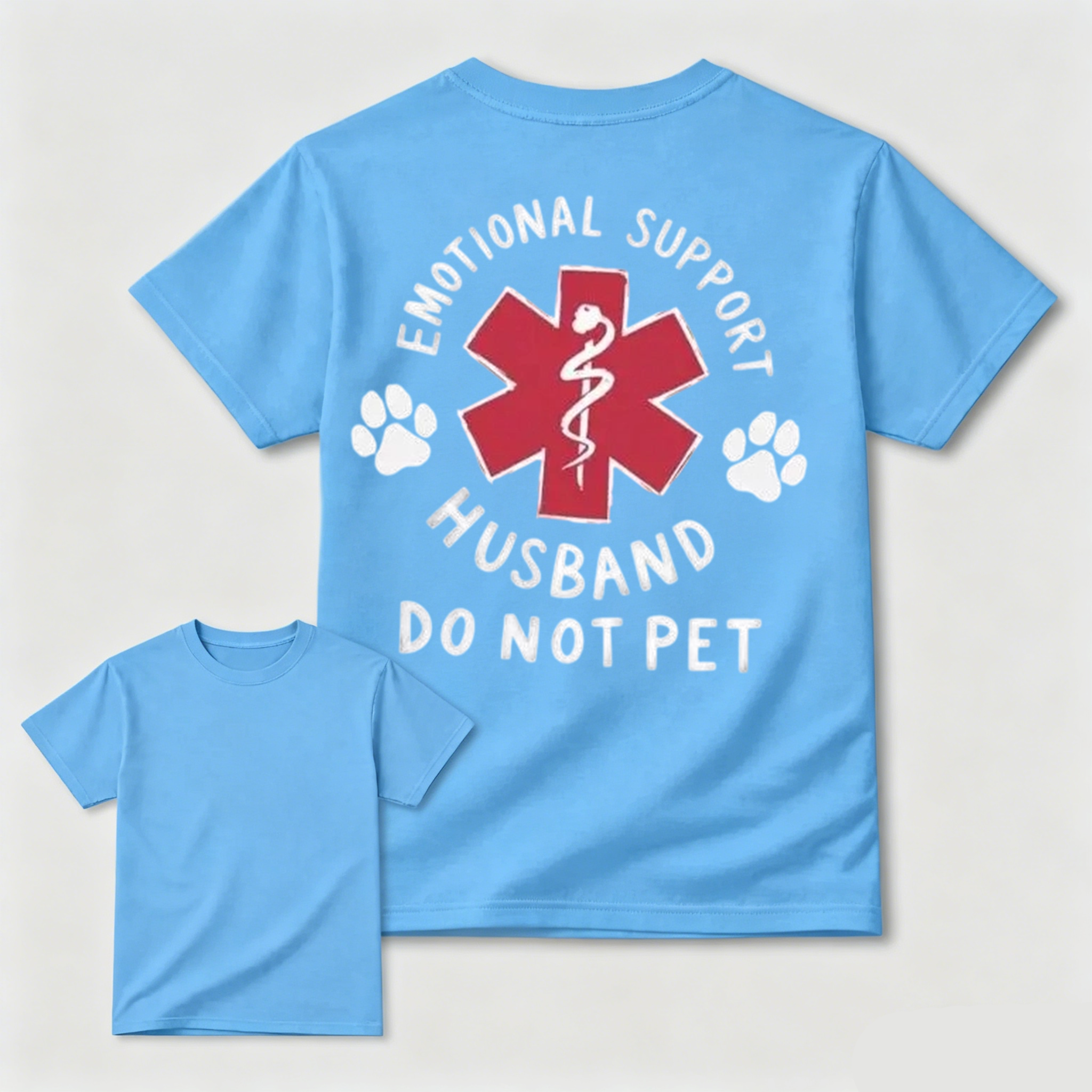 Emotional Support Husband Do Not Pet Funny Dog Lover T-Shirt
