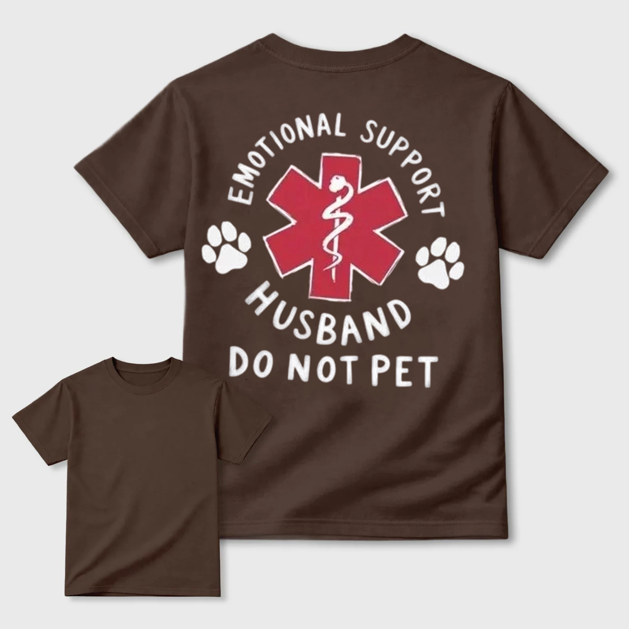 Emotional Support Husband Do Not Pet Funny Dog Lover T-Shirt
