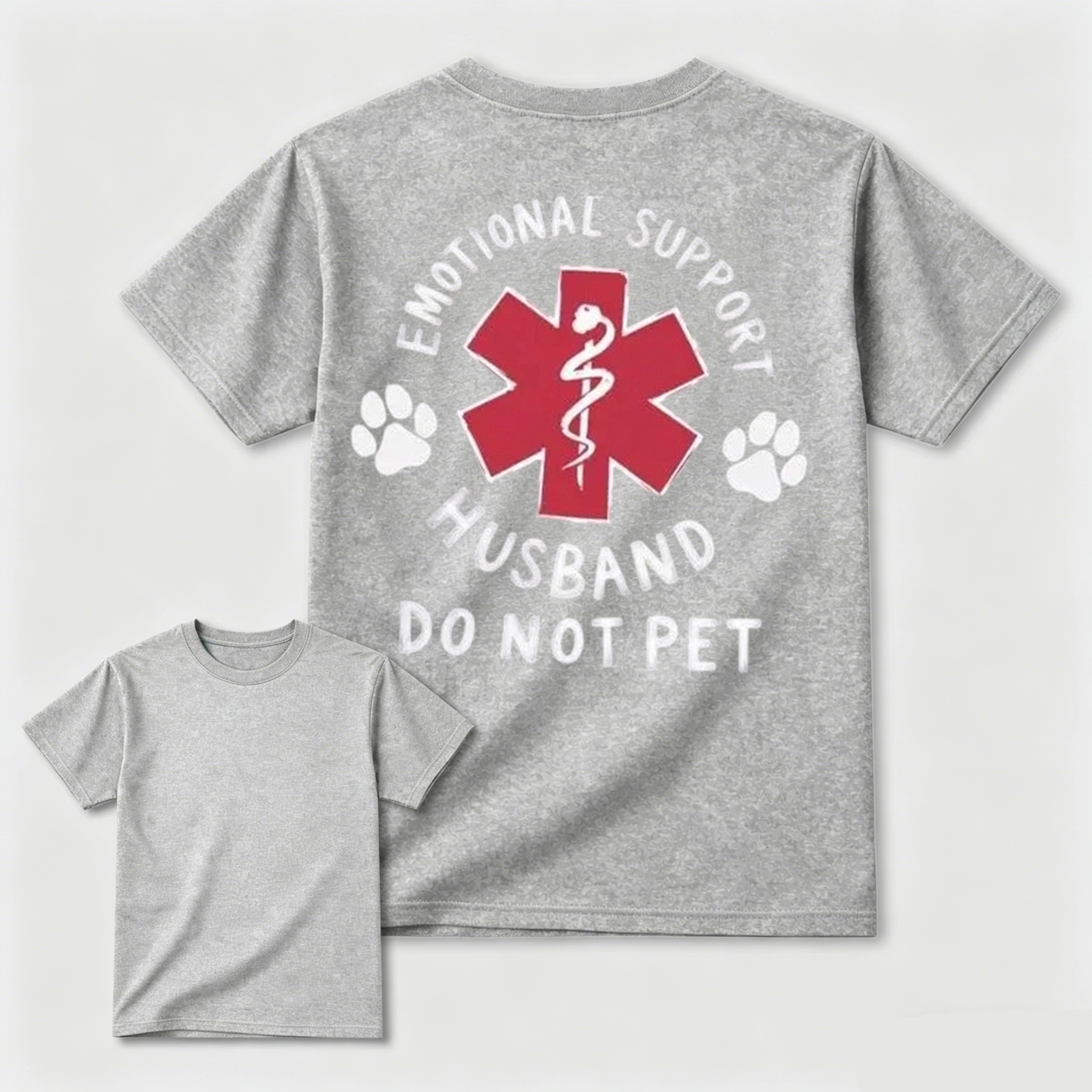 Emotional Support Husband Do Not Pet Funny Dog Lover T-Shirt