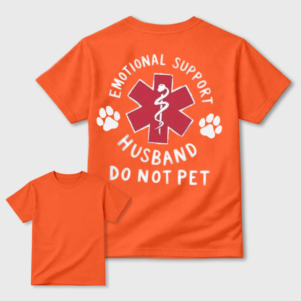 Emotional Support Husband Do Not Pet Funny Dog Lover T-Shirt