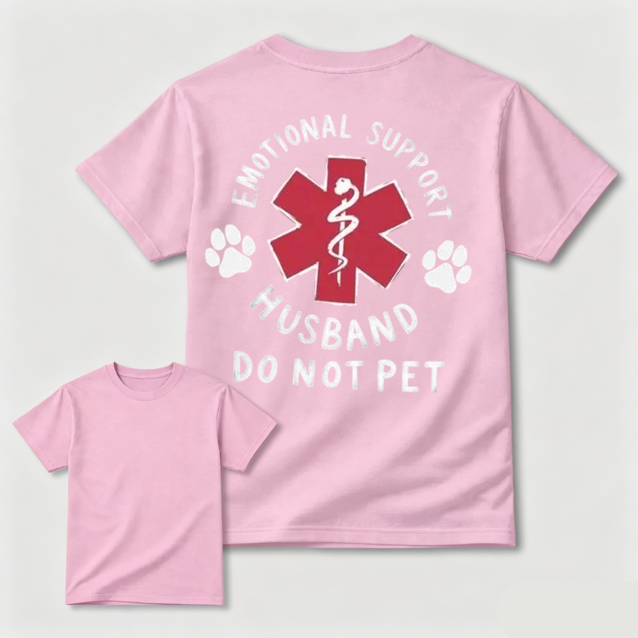 Emotional Support Husband Do Not Pet Funny Dog Lover T-Shirt