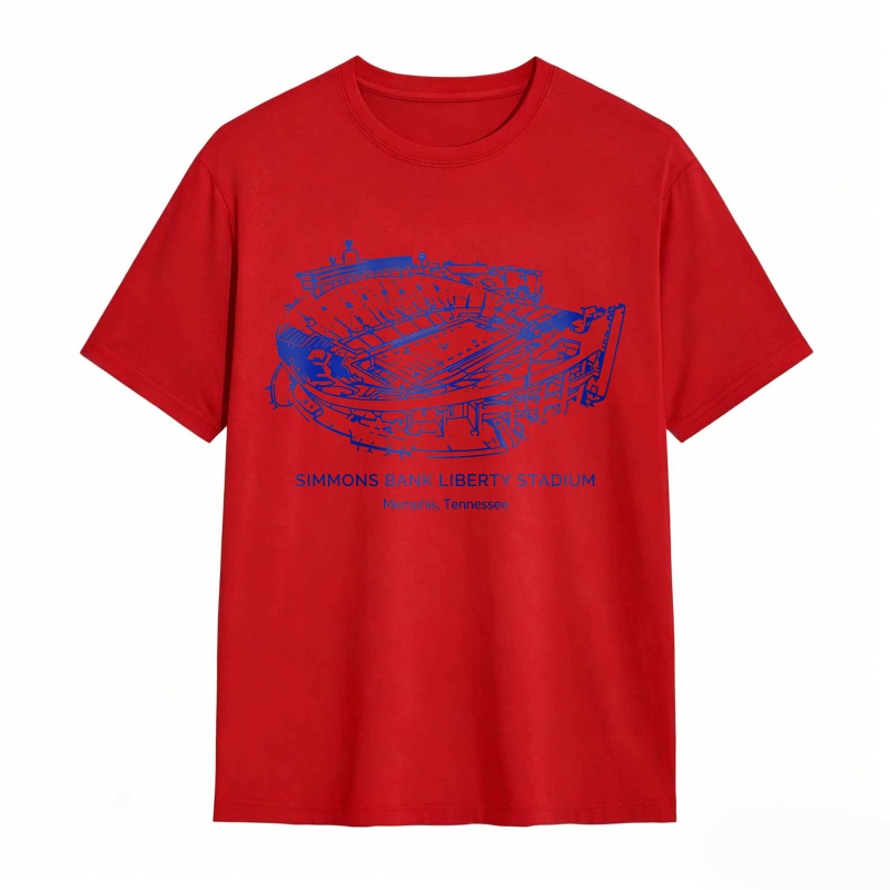 Simmons Bank Liberty Stadium Memphis Tennessee T-shirt