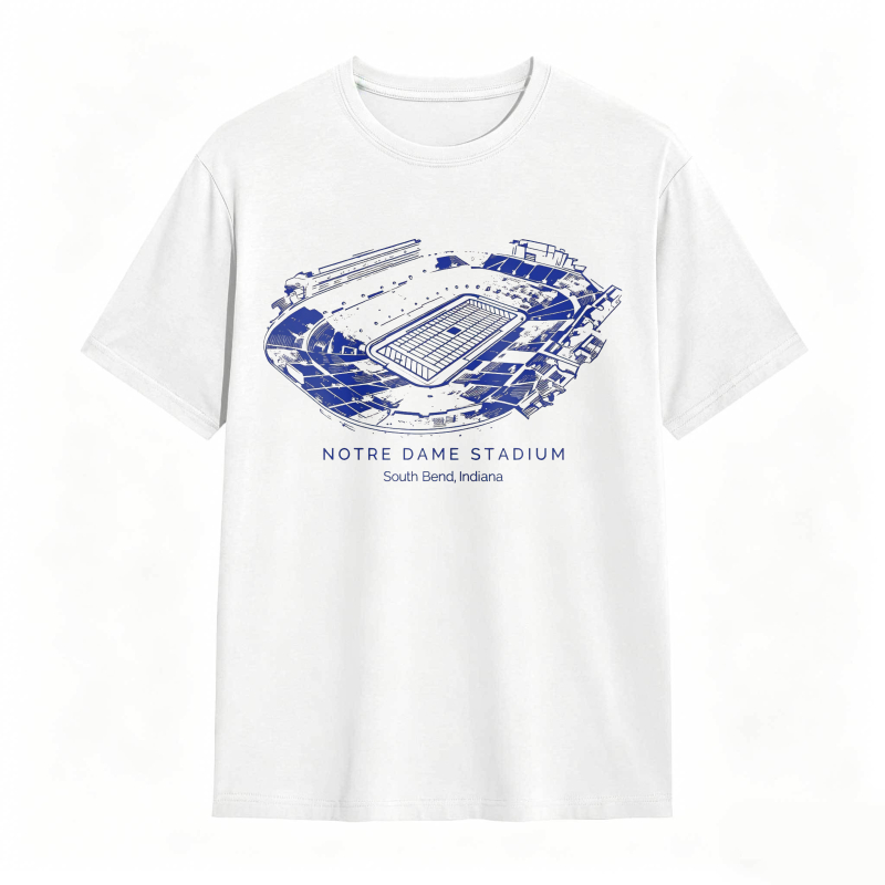 Notre Dame Stadium South Bend Indiana T-shirt