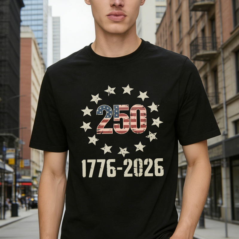250th Anniversary 1776 2026 Stars Unisex Classic T-shirt