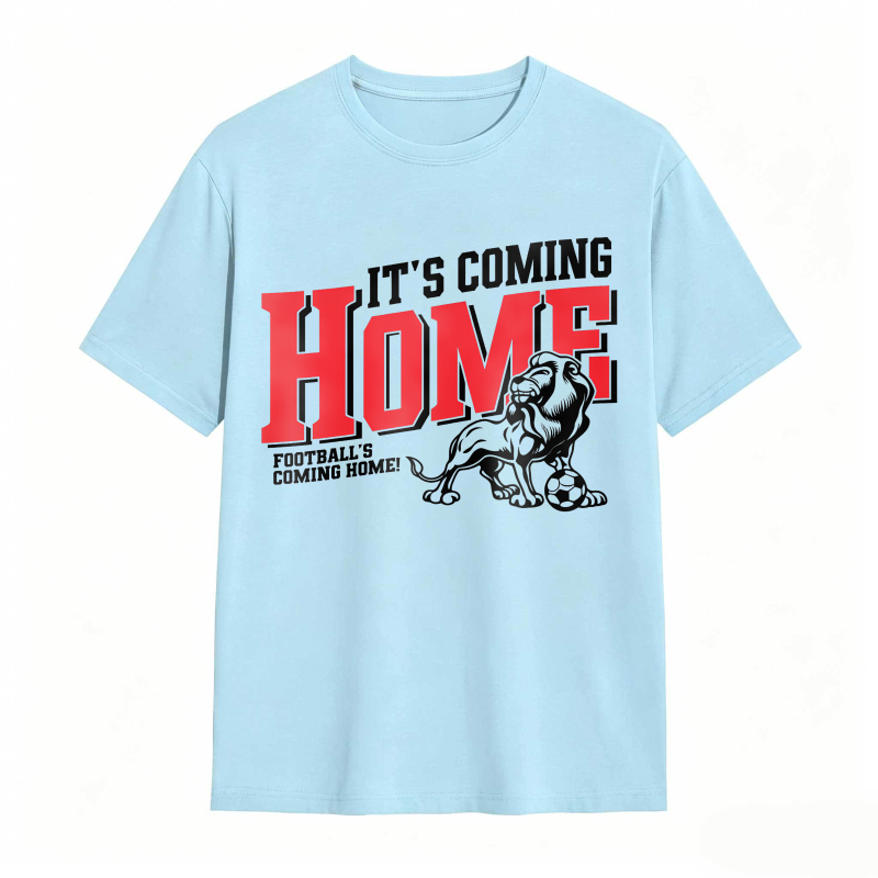 Its Coming Home Footballs Coming Home Lion And Soccer Ball Unisex Classic T-shirt
