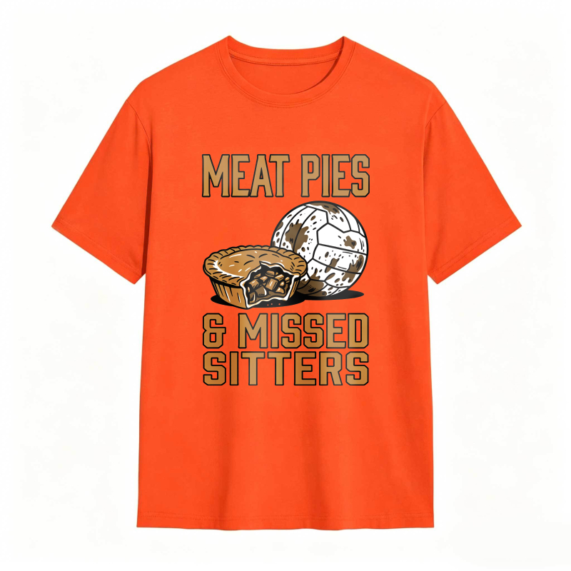 Meat Pies And Missed Sitters Football Theme Unisex Classic T-shirt