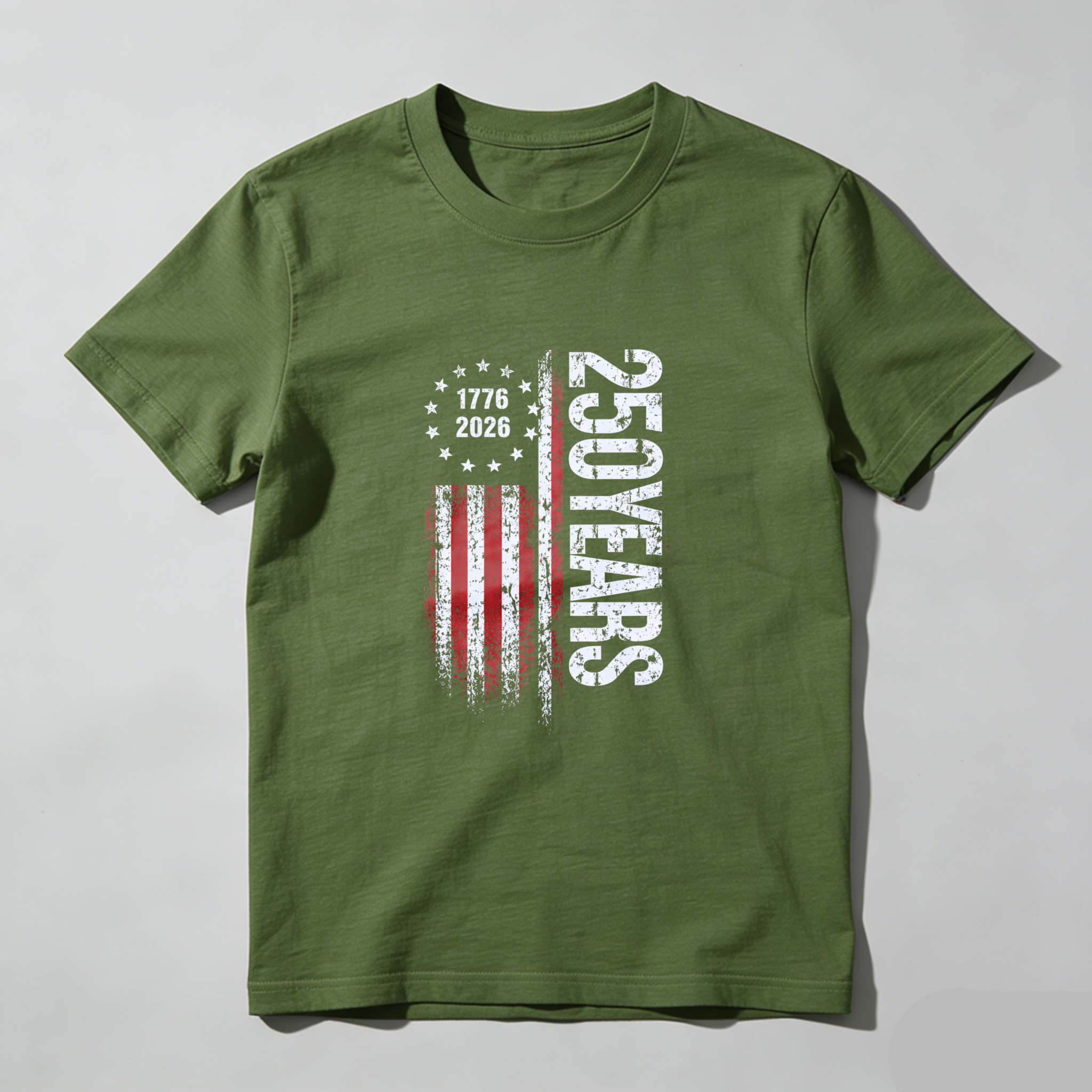 250 Years America Independence Day 1776 2026 Usa Flag Patriotic T Shirt