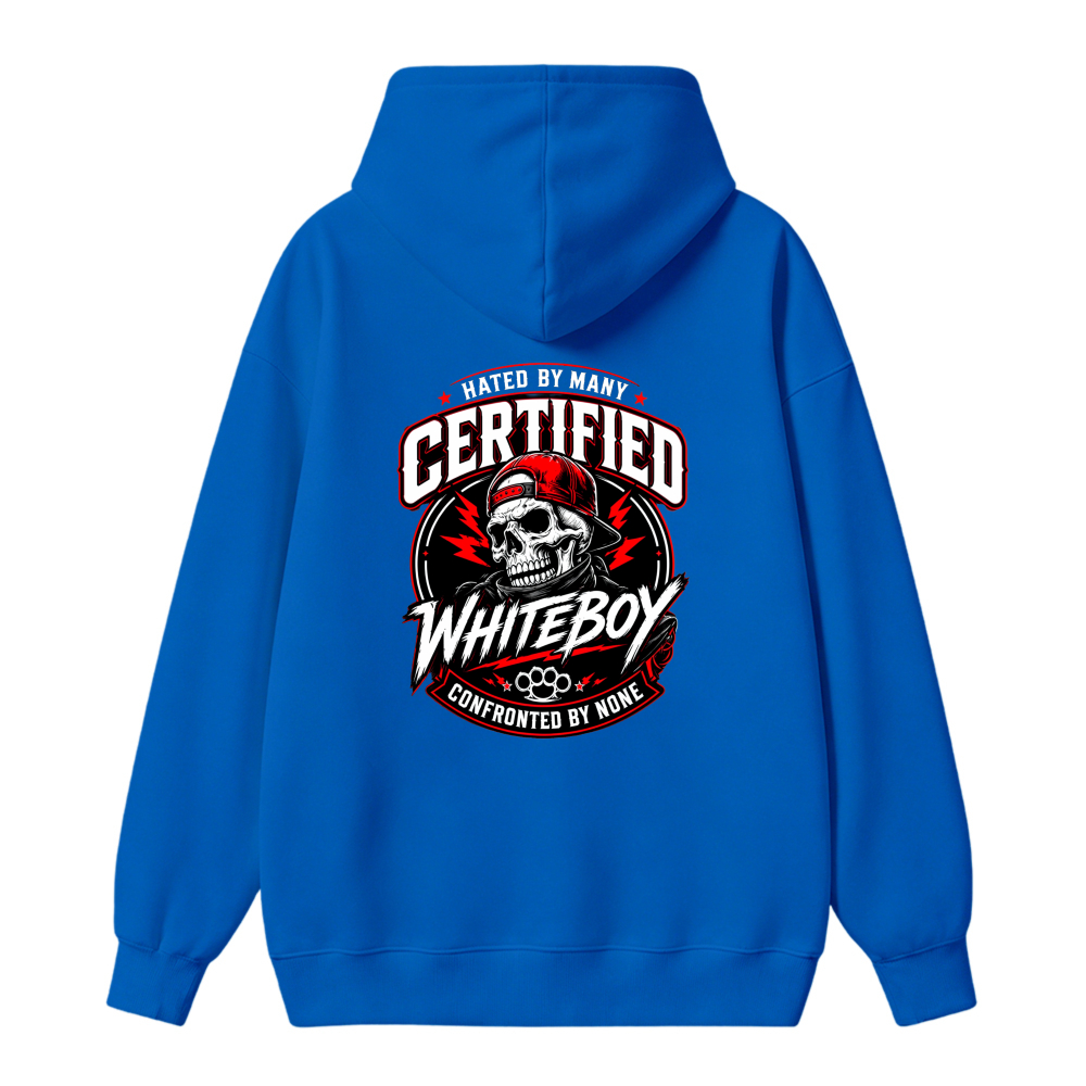 Certified Whiteboy Skull Graphic Hoodie