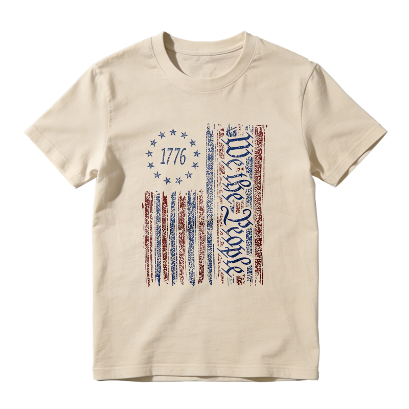 American Flag 1776 We The People Design Unisex Classic T-shirt