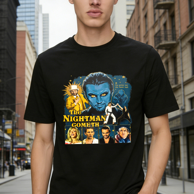 The Nightman Gometh Retro Sci-Fi Character Collage Art Unisex Classic T-shirt