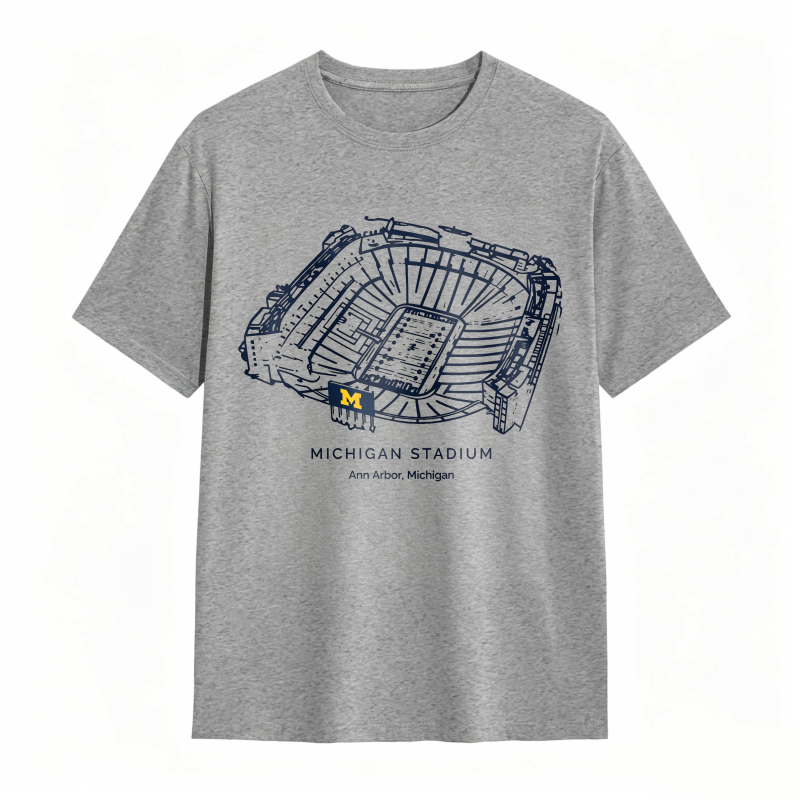 Michigan Stadium Ann Arbor Michigan T-shirt