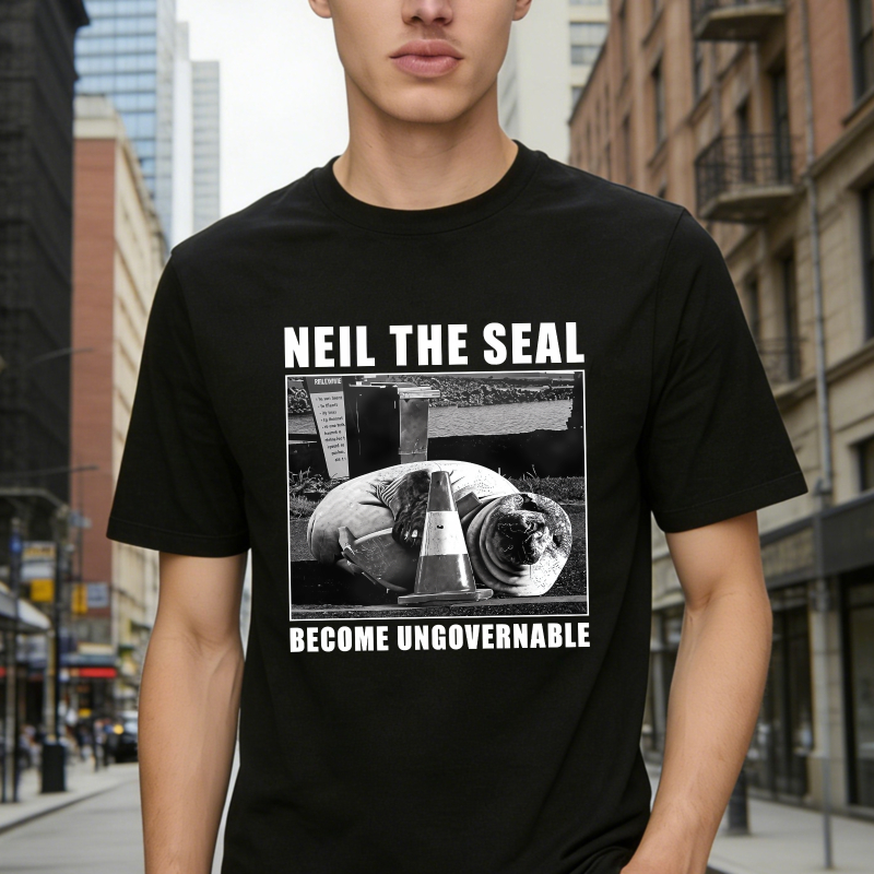 Neil The Seal Become Ungovernable Funny Meme Unisex Classic T-shirt