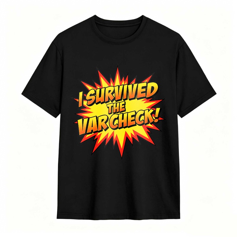 I Survived The Var Check Explosion Graphic Unisex Classic T-shirt