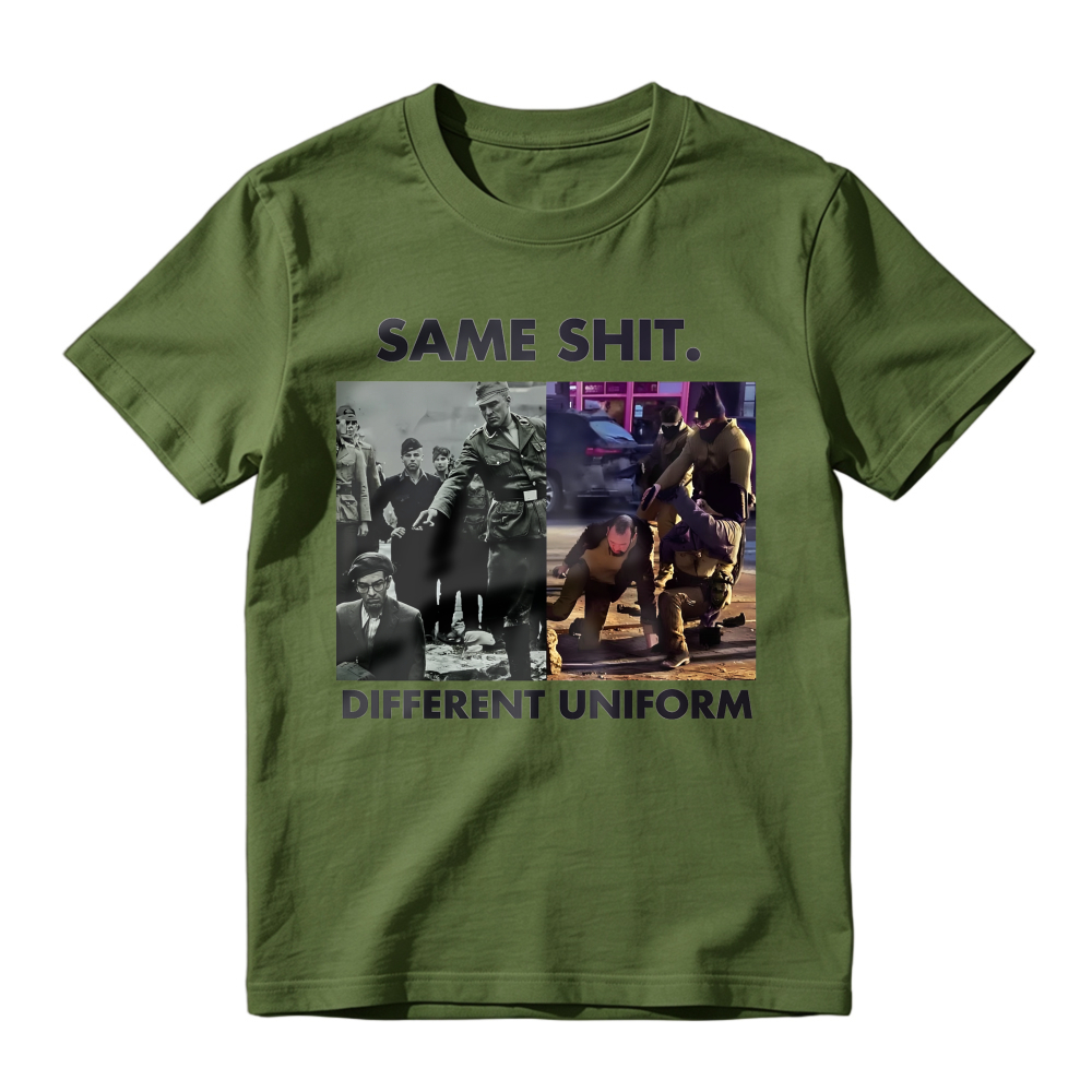 Same Shit Different Uniform Historical And Modern Soldiers Comparison Graphic Unisex Classic T-shirt