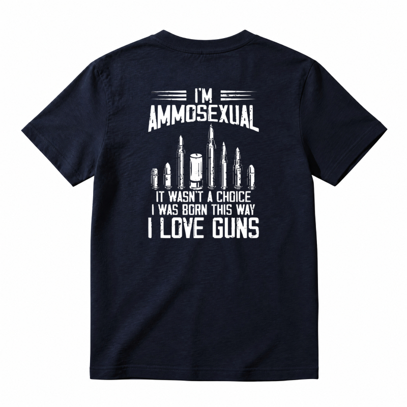 I Love Guns Ammunition Graphic Unisex Classic T-shirt