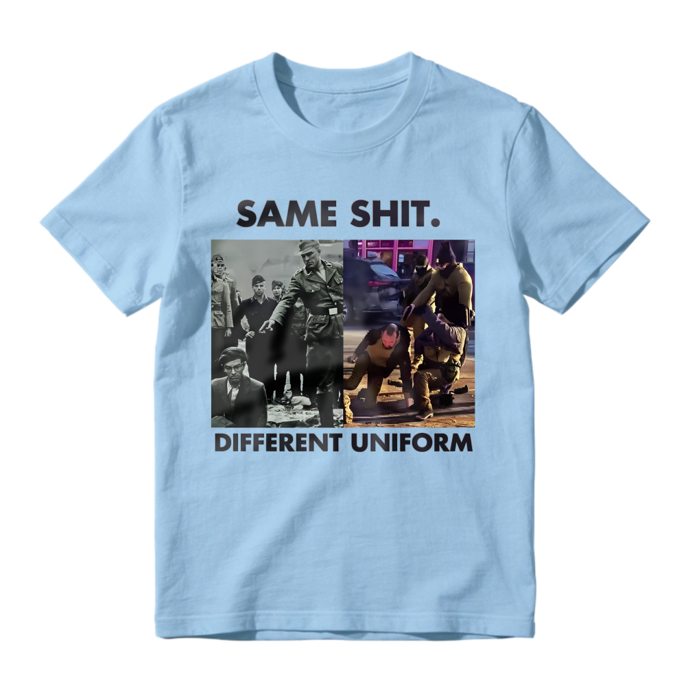 Same Shit Different Uniform Historical And Modern Soldiers Comparison Graphic Unisex Classic T-shirt