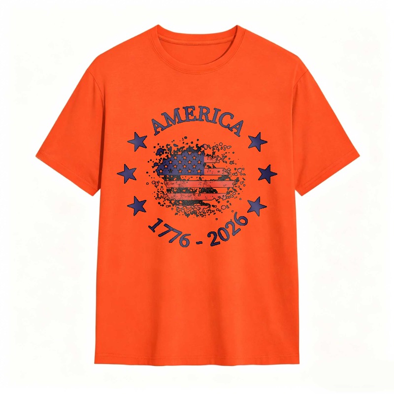 America Flag 1776 2026 Stars And Stripes Patriotic Design Unisex Classic T-shirt