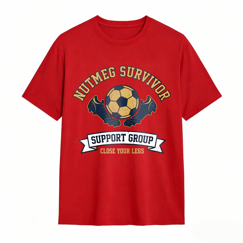 Nutmeg Survivor Support Group Soccer Ball Design Unisex Classic T-shirt