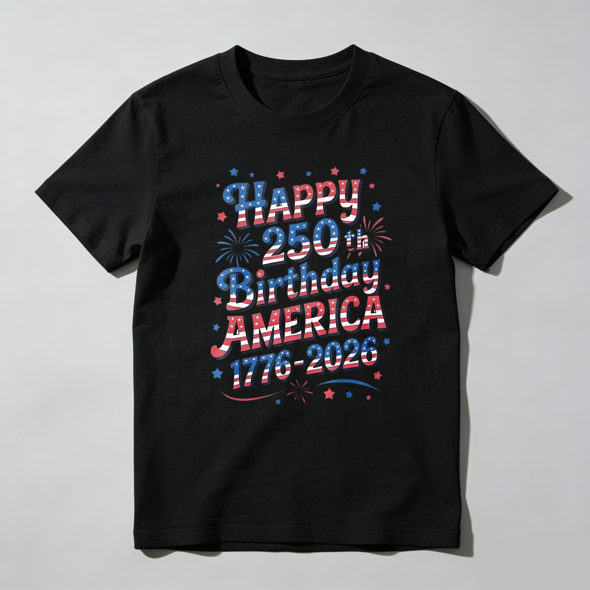 Happy 250th Birthday America 1776 2026 T-shirt