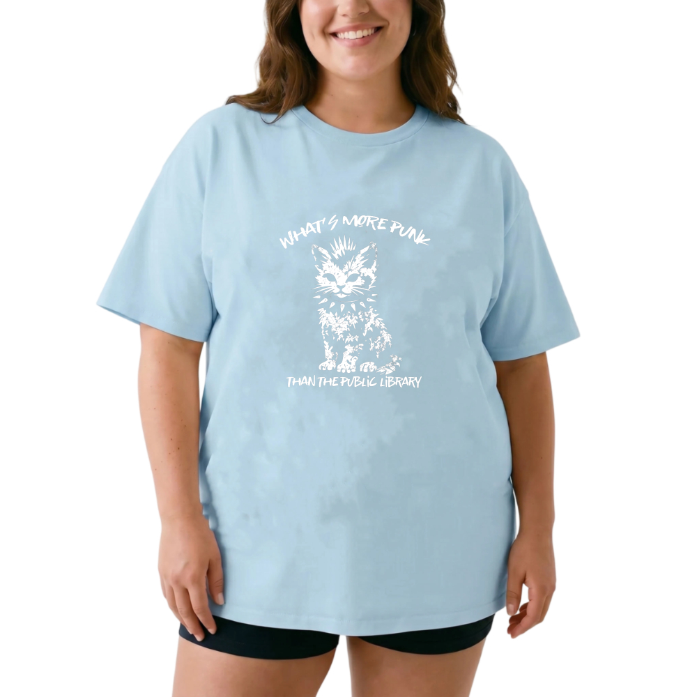 What's More Punk Than The Public Library tshirt 100% cotton