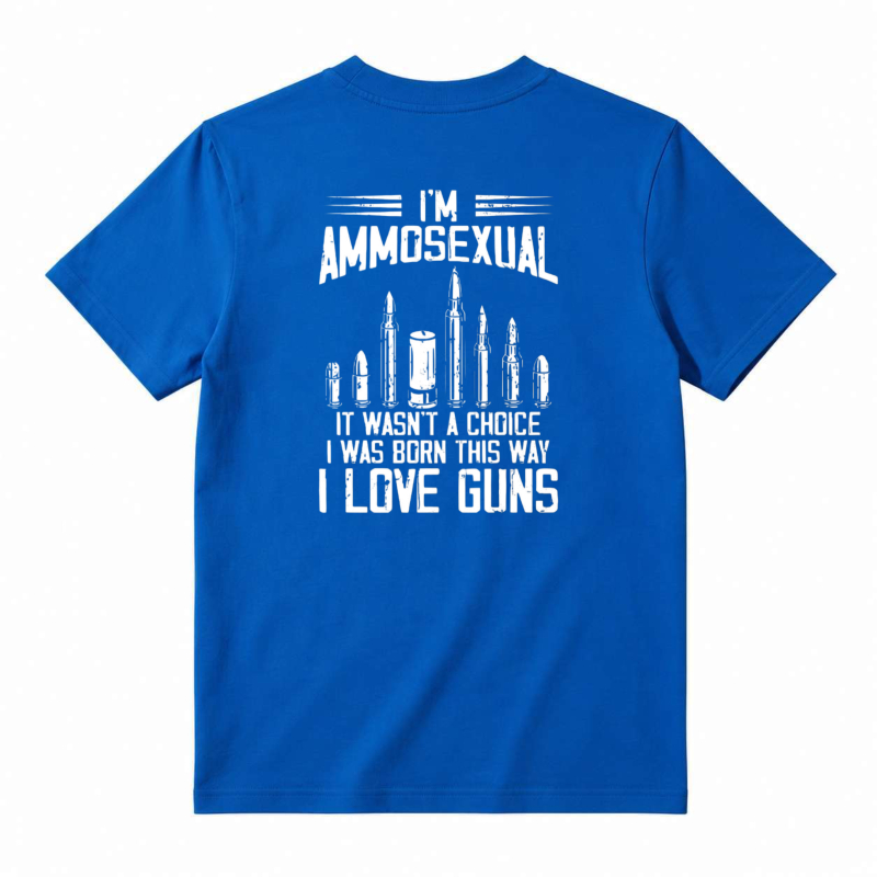 Ammosexual I Love Guns Bullet Graphic Unisex Classic T-shirt