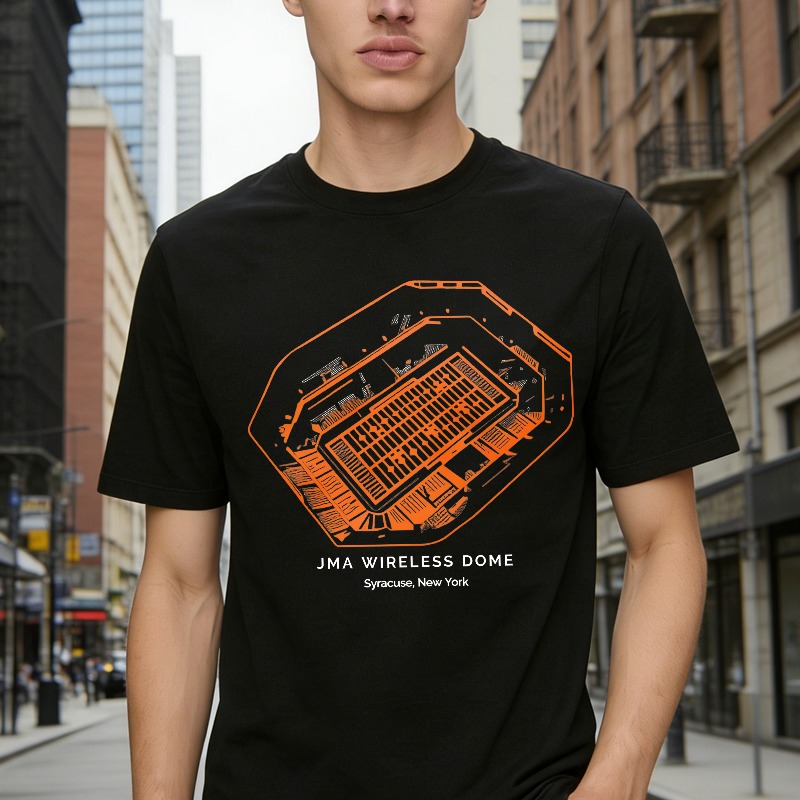 Jma Wireless Dome Syracuse New York Stadium Architecture T-shirt