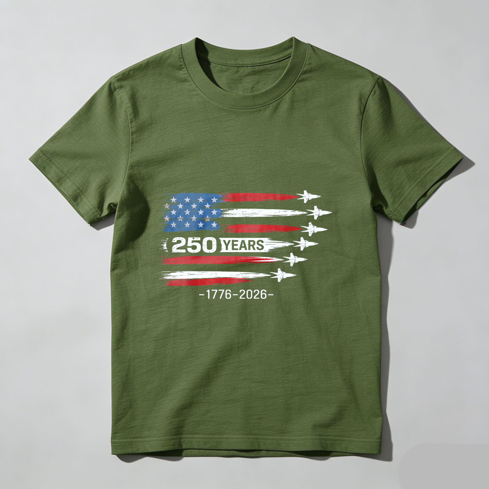 250 Years American Independence Anniversary Usa Flag 1776 2026 T Shirt