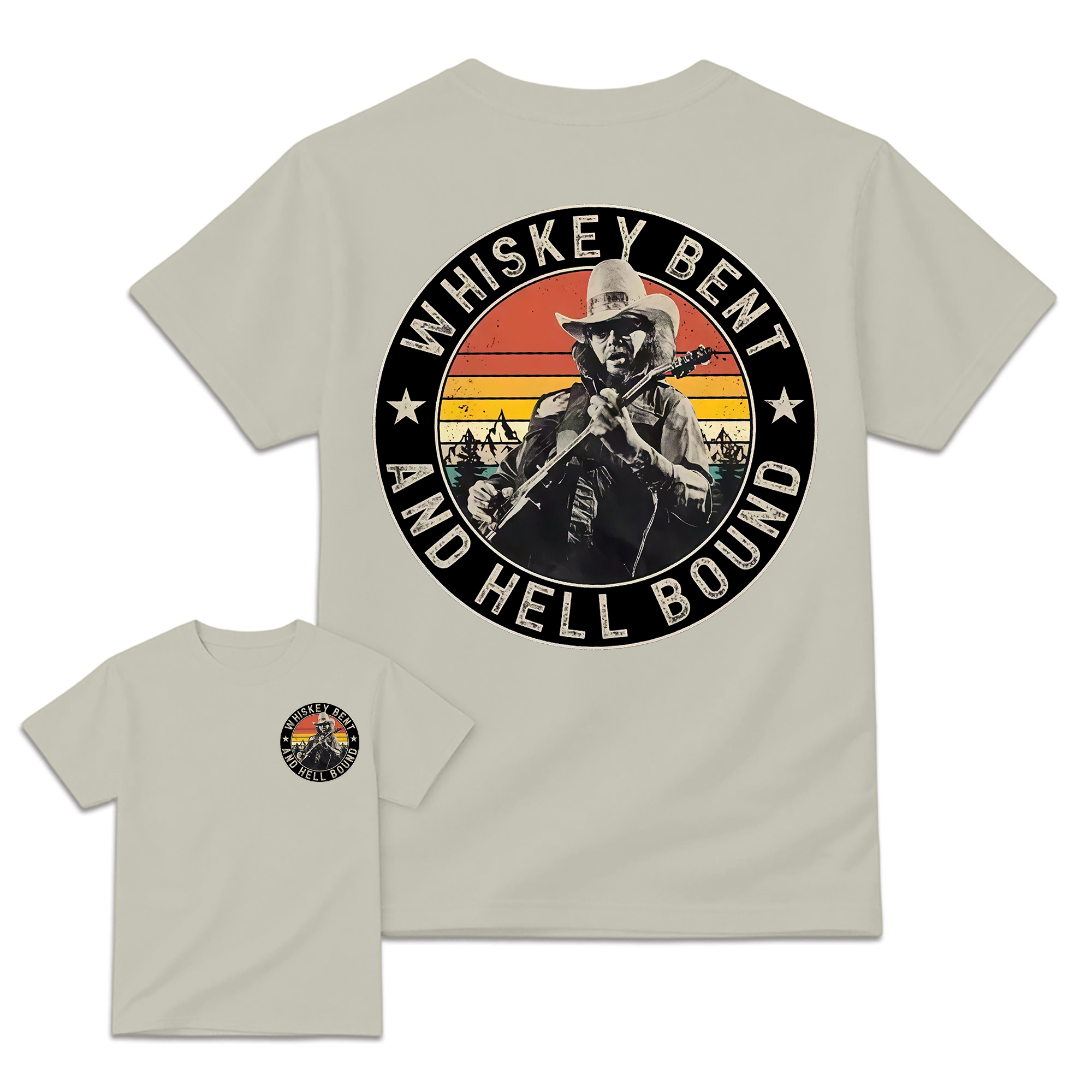 Vintage Country Music T-Shirt, Retro Outlaw Cowboy Graphic Tee, Western Unisex Shirt